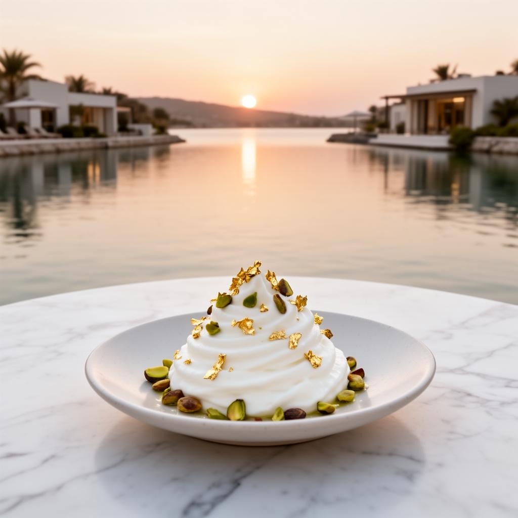 GREEKOS — Greek frozen yogurt con pistache y oro